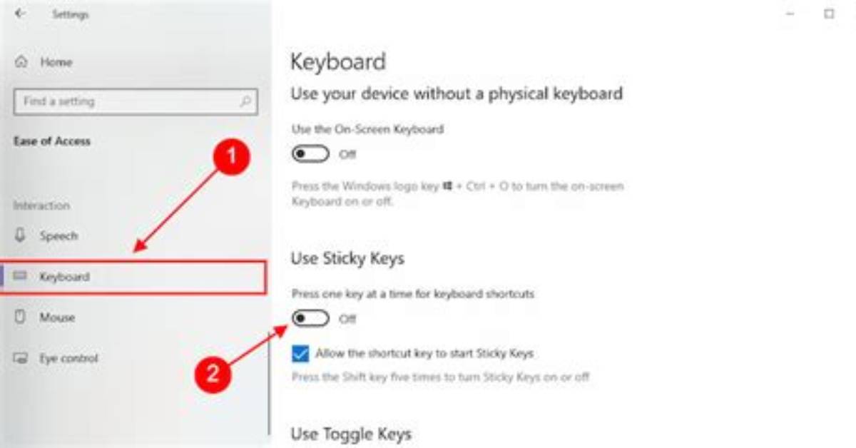Completely Remove/Disable Sticky Keys (Windows 10)