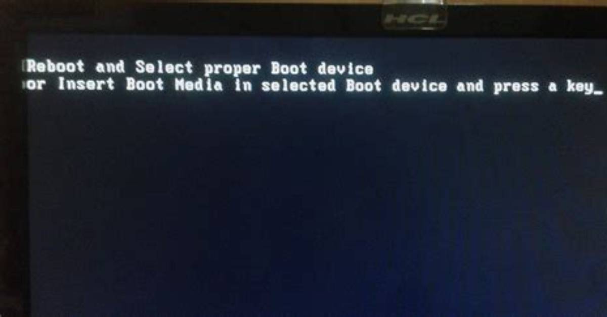 Computer Won't Boot. Error: Boot Device Not Found. Install Operating System