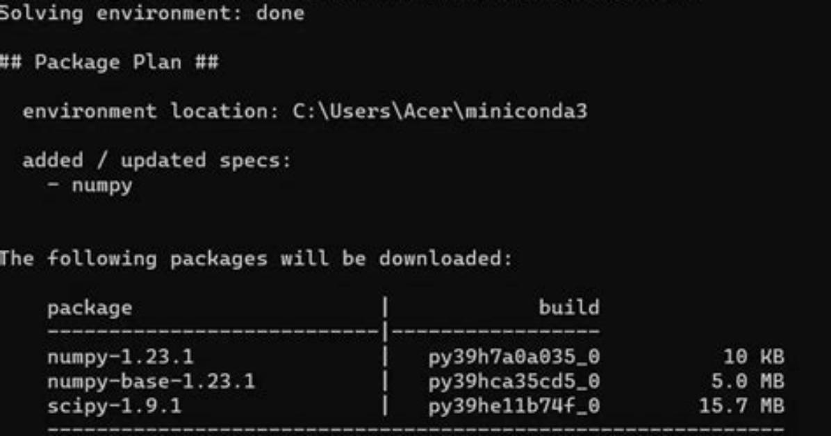 Conda Update Scikit-Learn (Also Scipy and Numpy)