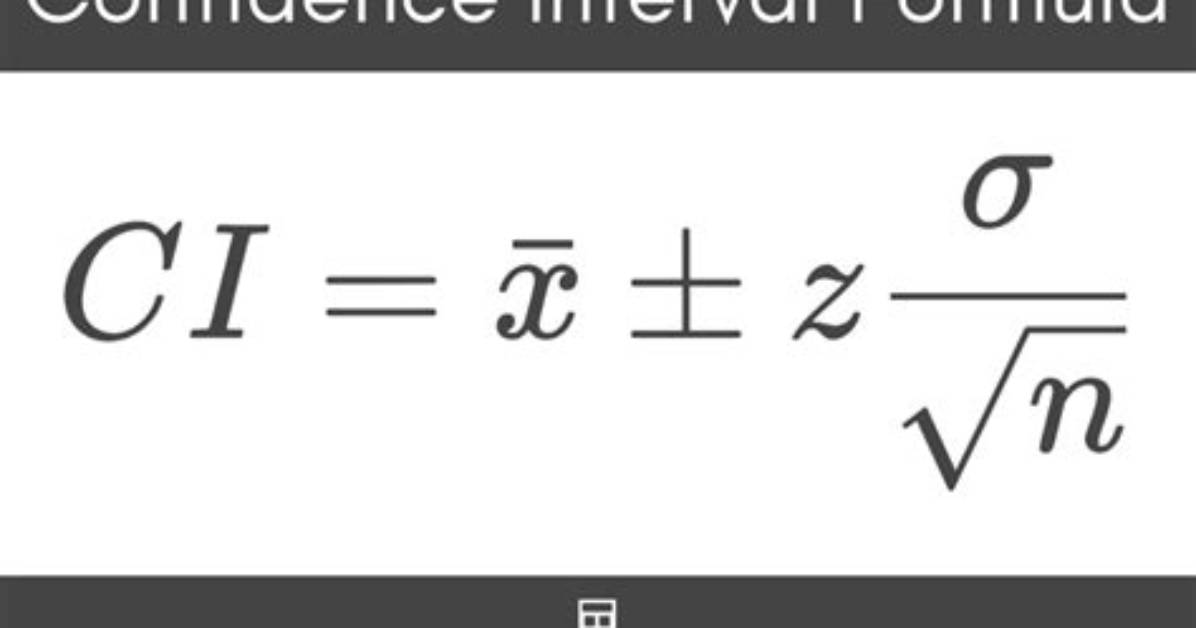 Confidence Interval for the Mean Calculator
