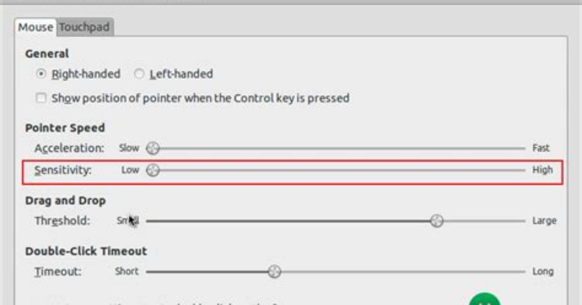 Configure Mouse Speed (Not Pointer Acceleration!)