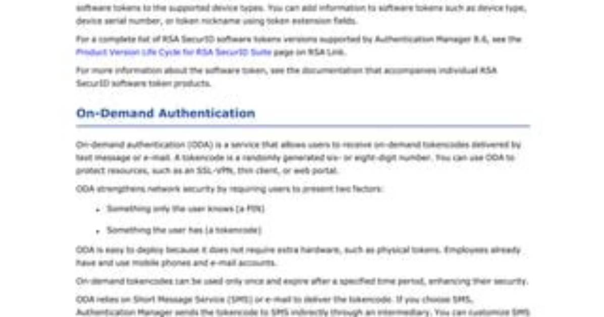 Configuring Securid Authentication - Documentation for Bmc Decision Support for Server Automation 8.7
