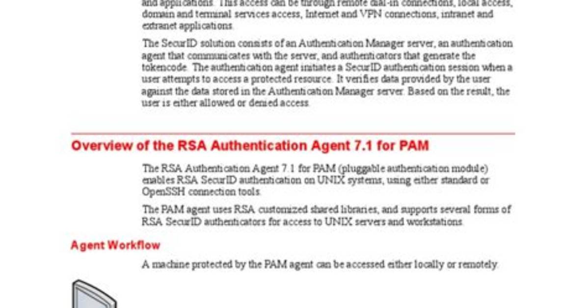 Configuring the Rsa Authentication Manager - Documentation for Truesight Server Automation 21.3