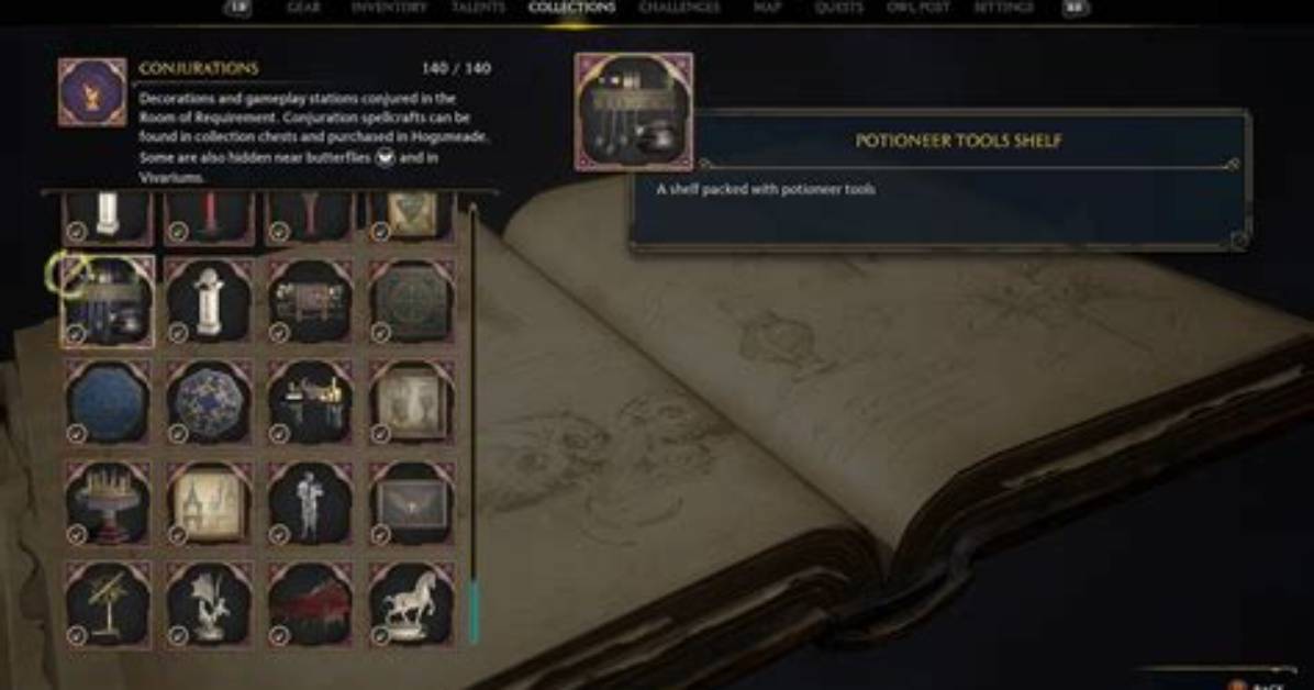 Conjurations (Collection Chests), Hogwarts, Hogwarts Legacy Points of Interest