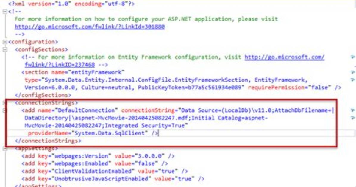 Connection String Using Windows Authentication