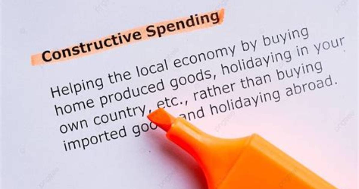 Constructive Spending - How to Discuss