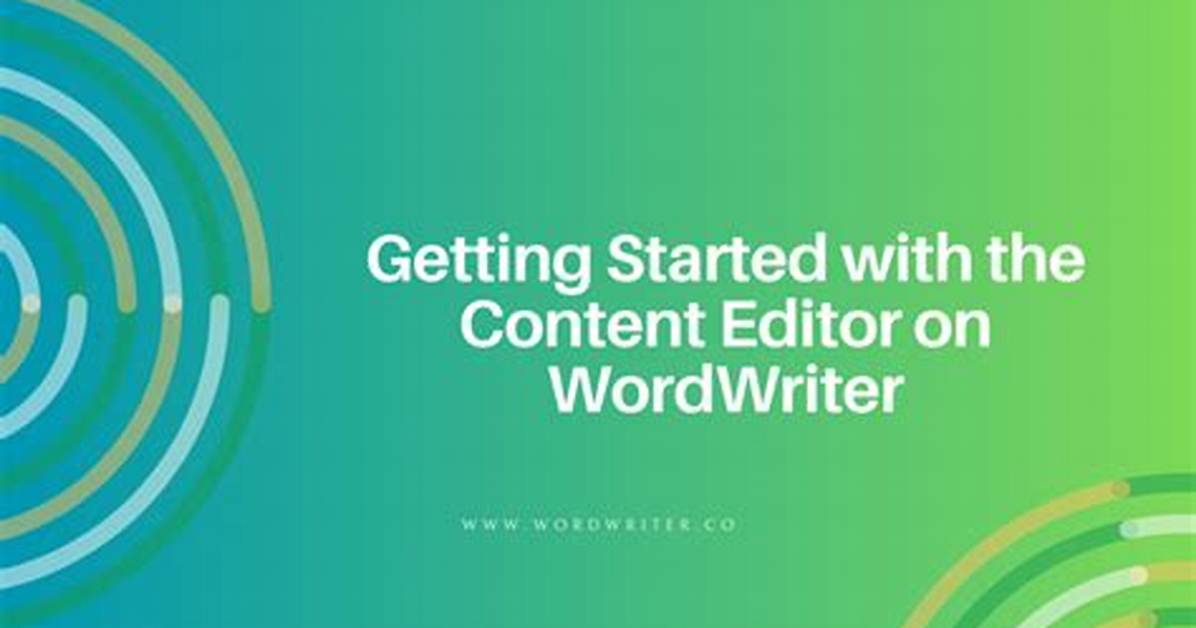 Content Editor - How to Discuss