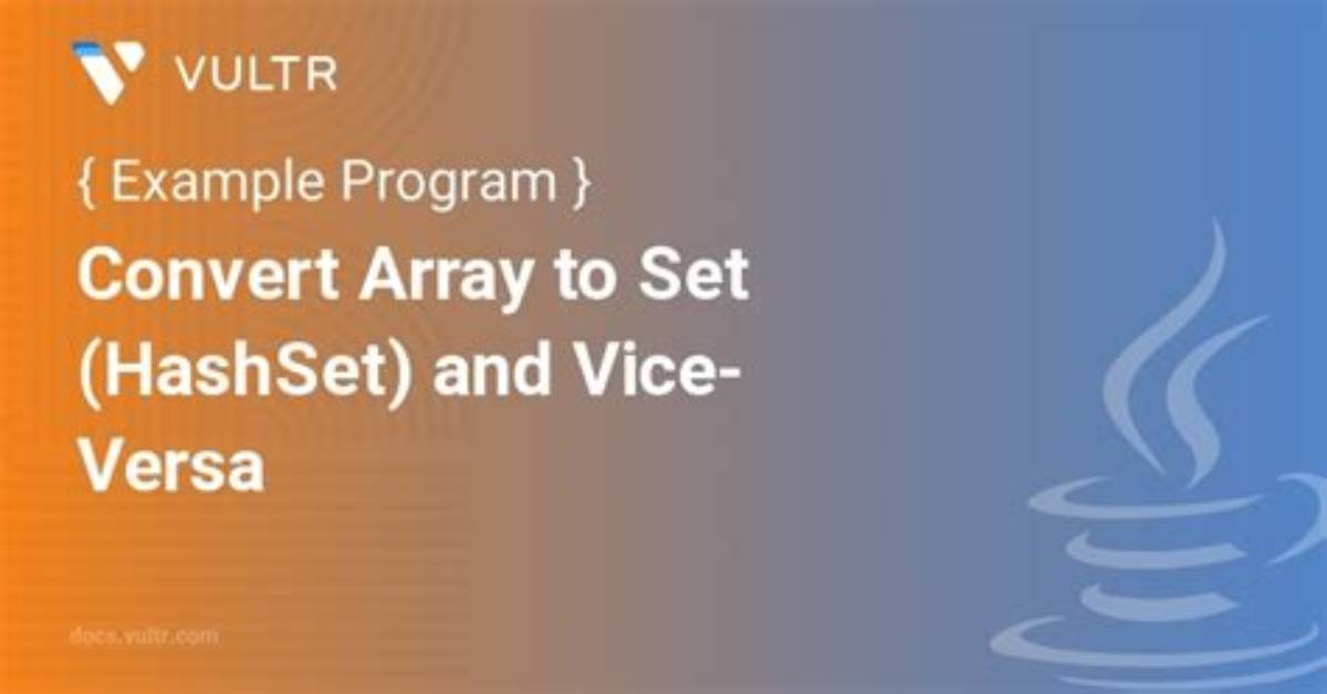 Convert a Hashset to an Array In. Net