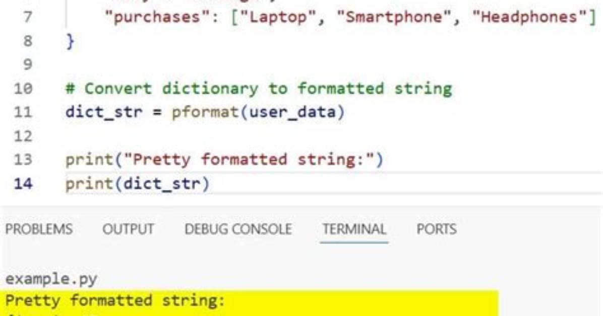 Convert a Python Dict to a String and Back