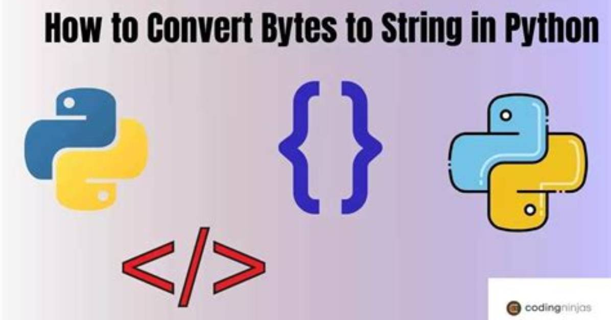 Convert Bytes to a String