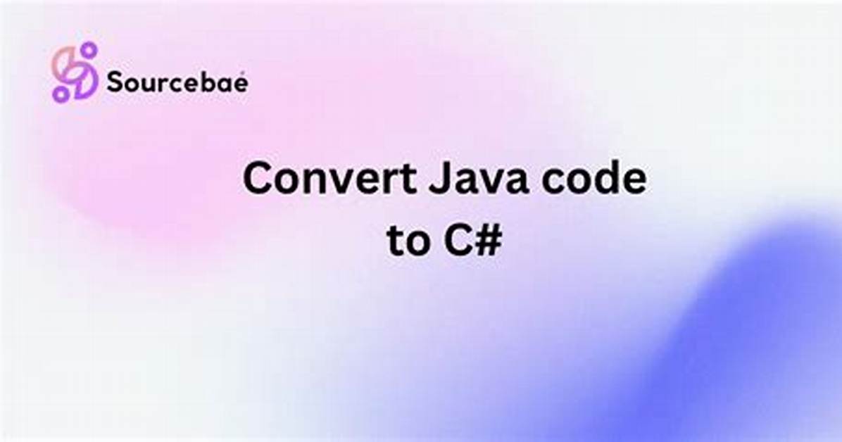 Convert. C To. Java [Closed]
