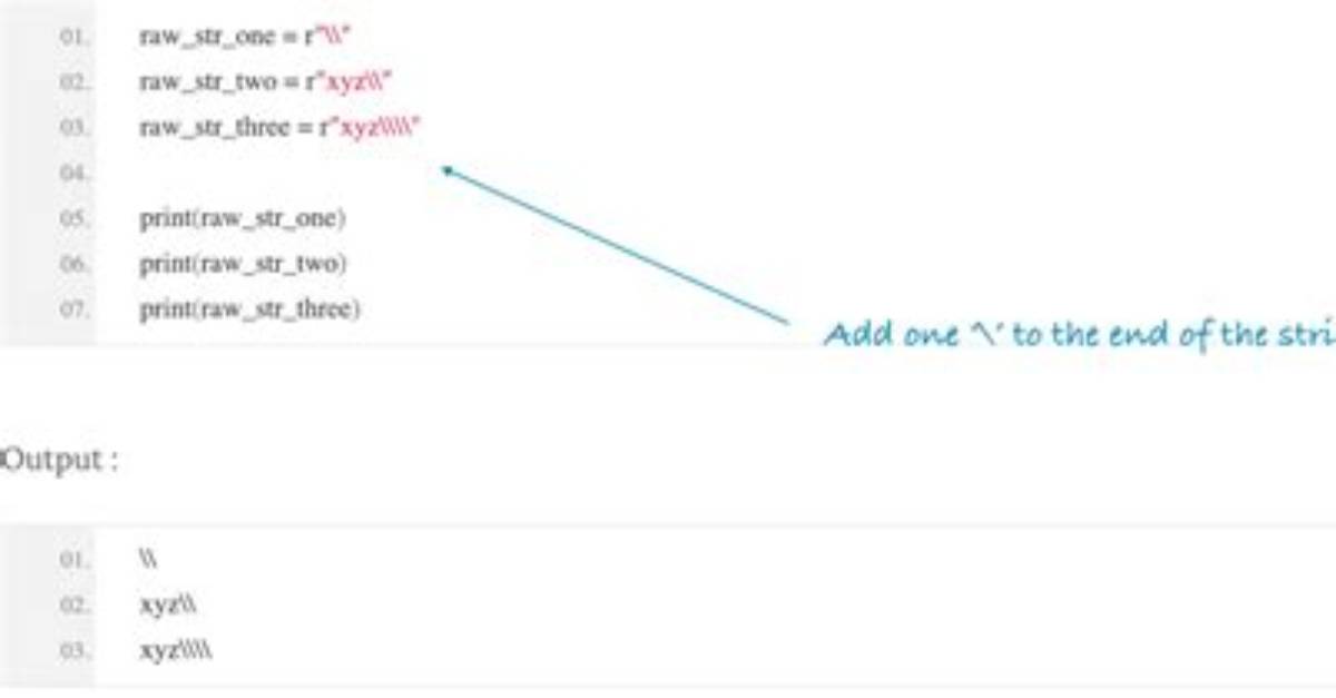 Convert Regular Python String to Raw String