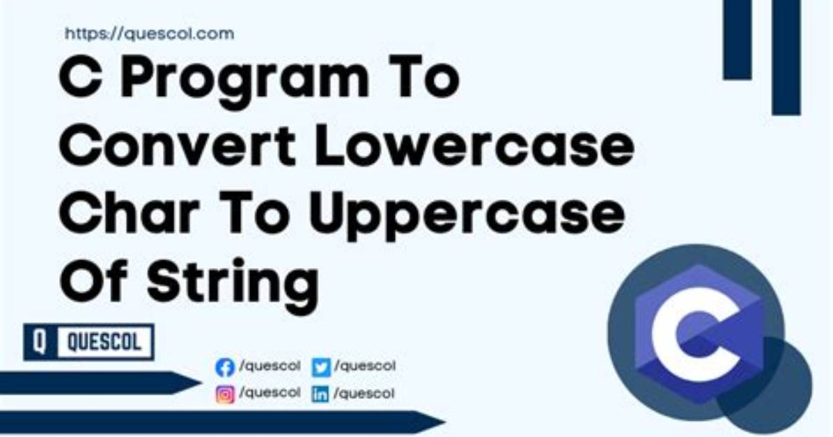 Converting a Char to Uppercase
