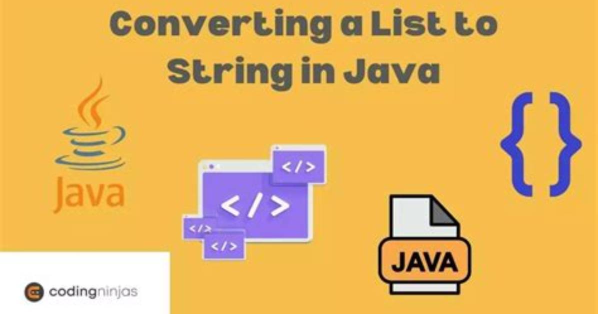 Converting Elements of a List to String
