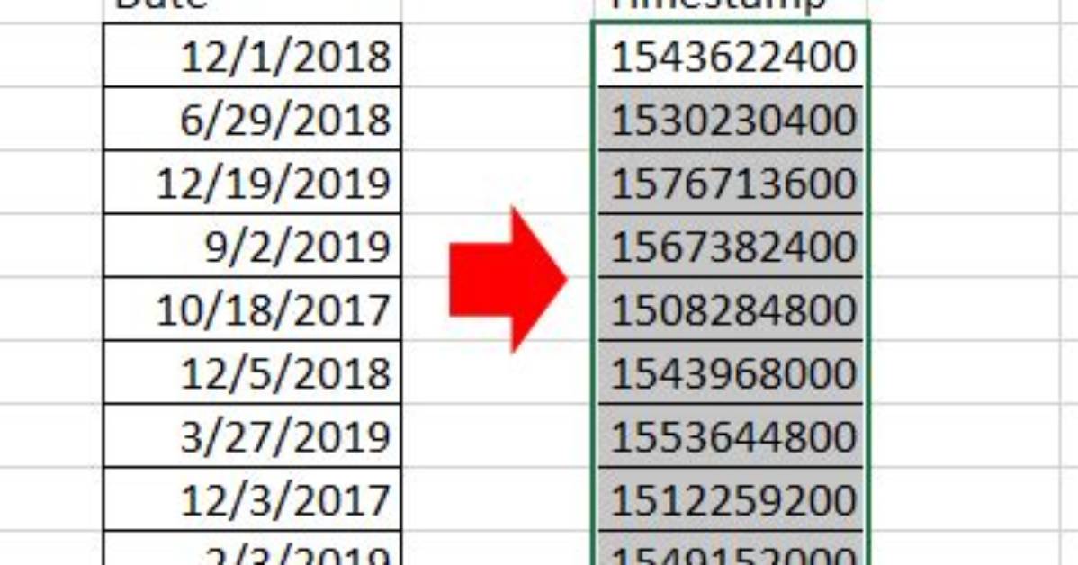 Converting Timestamp