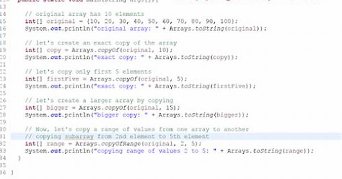 Copy Array by Value