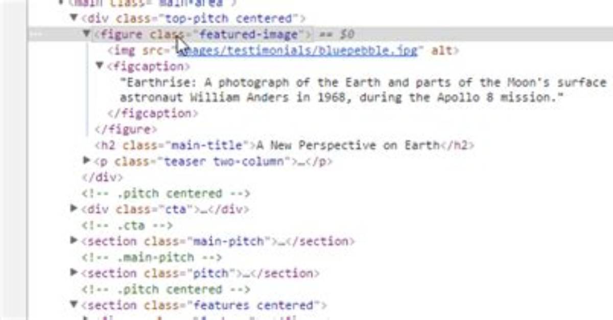 Copying Html Code in Google Chrome's Inspect Element