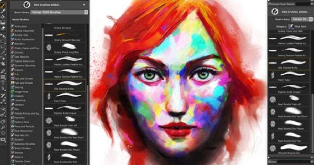 Corel Painter on Wine