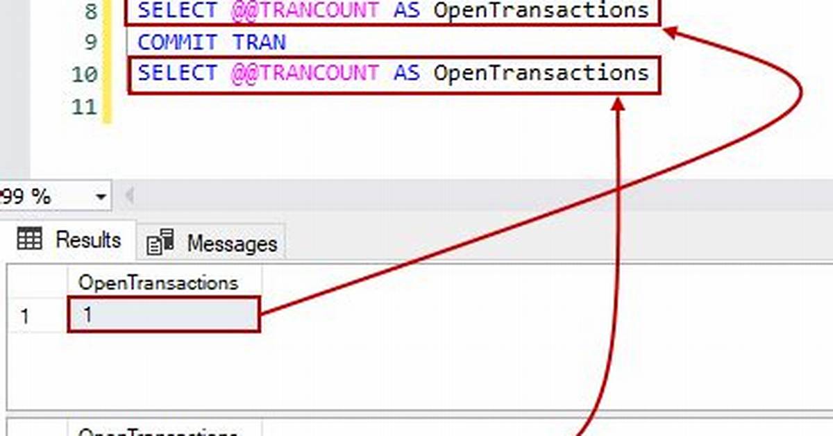 Correct Use of Transactions in Sql Server