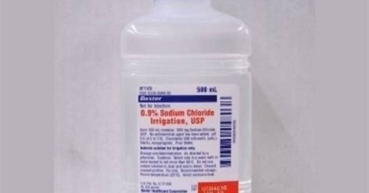 Could a Solution for Irrigation Be Used for Intravenous Infusion?