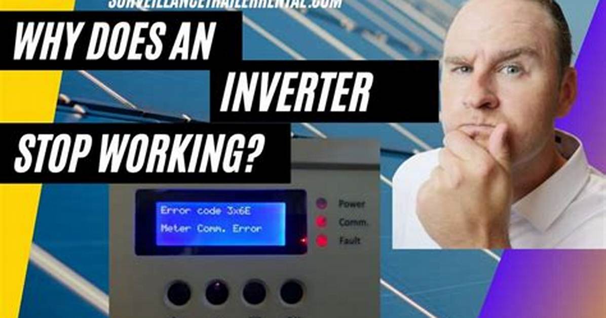 Could Electricity Stop Working?