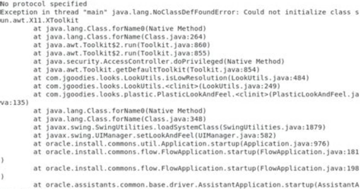 Could Not Initialize Class Sun. Awt. X11. Xtoolkit