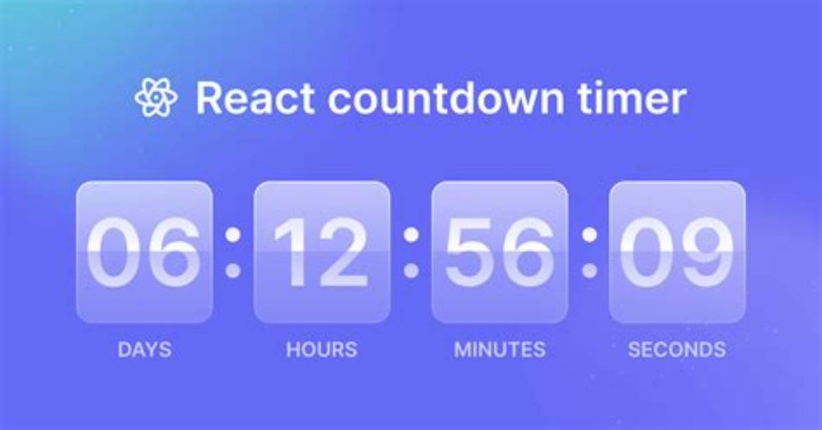 Countdown Timer in React
