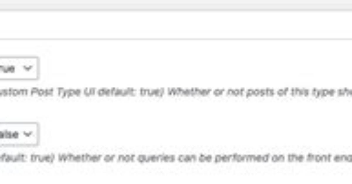 Cpt Remove Single View Wordpress Frontend