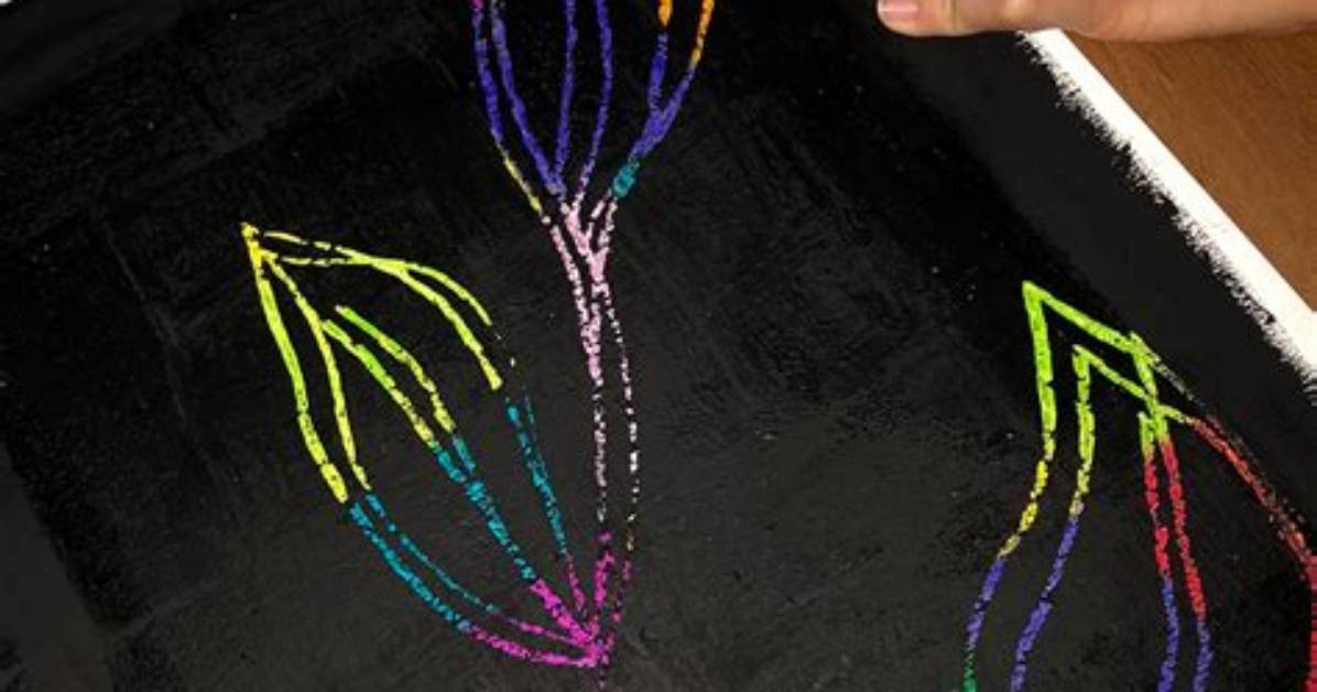 Crayon Etching