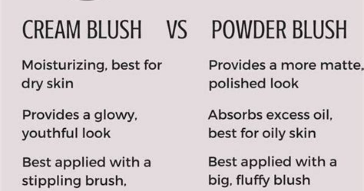 Cream Blush Vs. Powder Blush Vs. Cheek Stain: How to Choose
