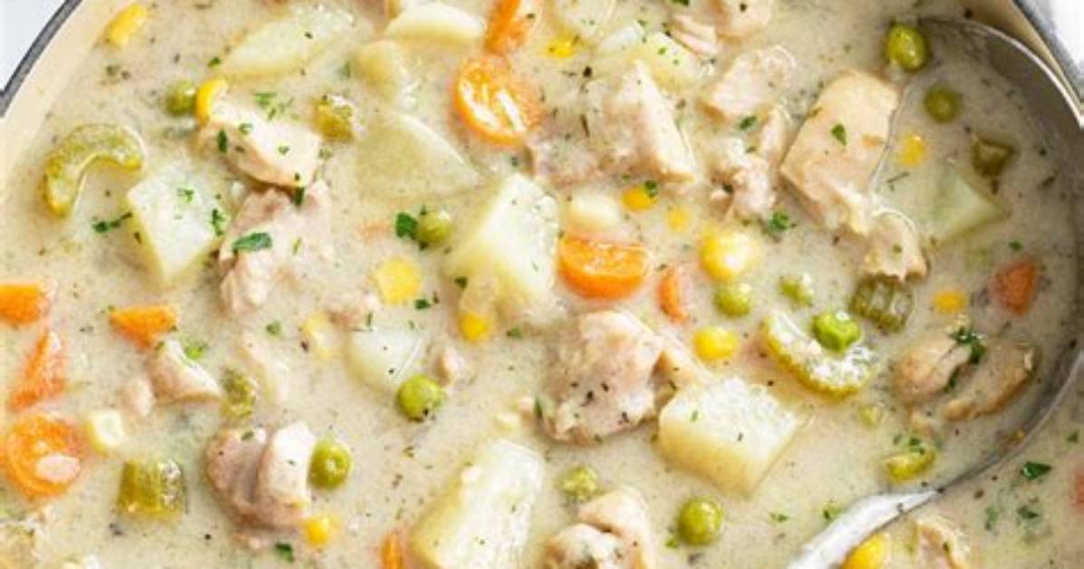 Creamy Chicken Soup Recipe | Country Living