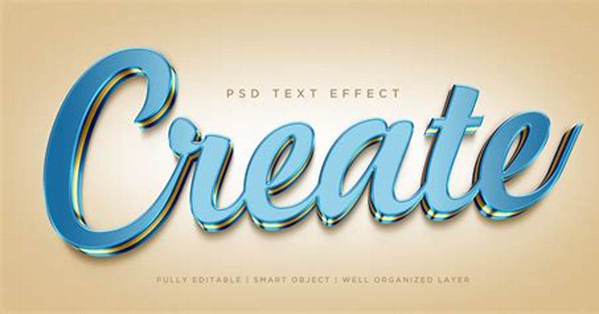 Create a Text Layer in Psd