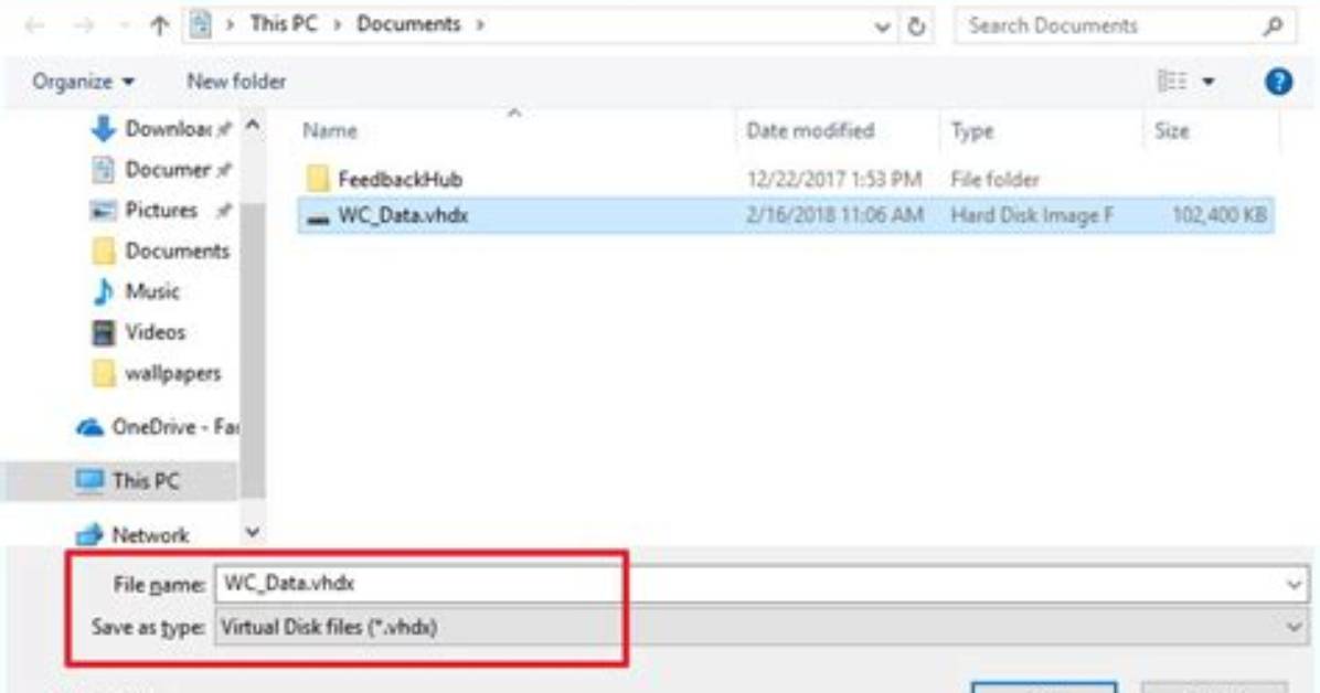 Create a Vhd File from Folders?