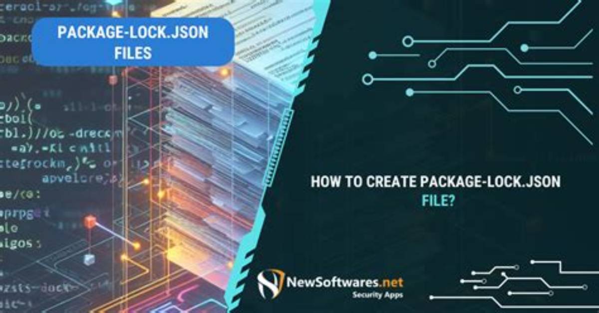 Create Package. Json from Package-Lock. Json