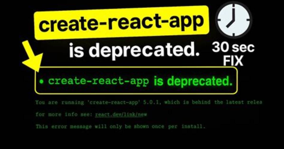 Create-React-App Is Not Working Since Version 4.0.1