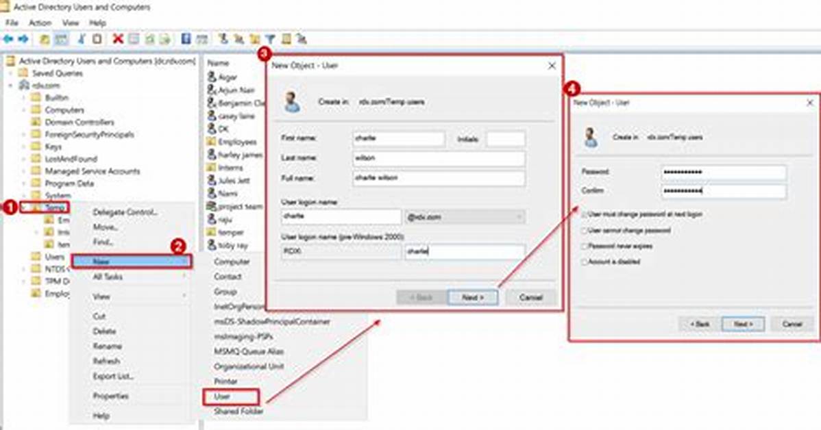 Create Specific Mail Directory System User