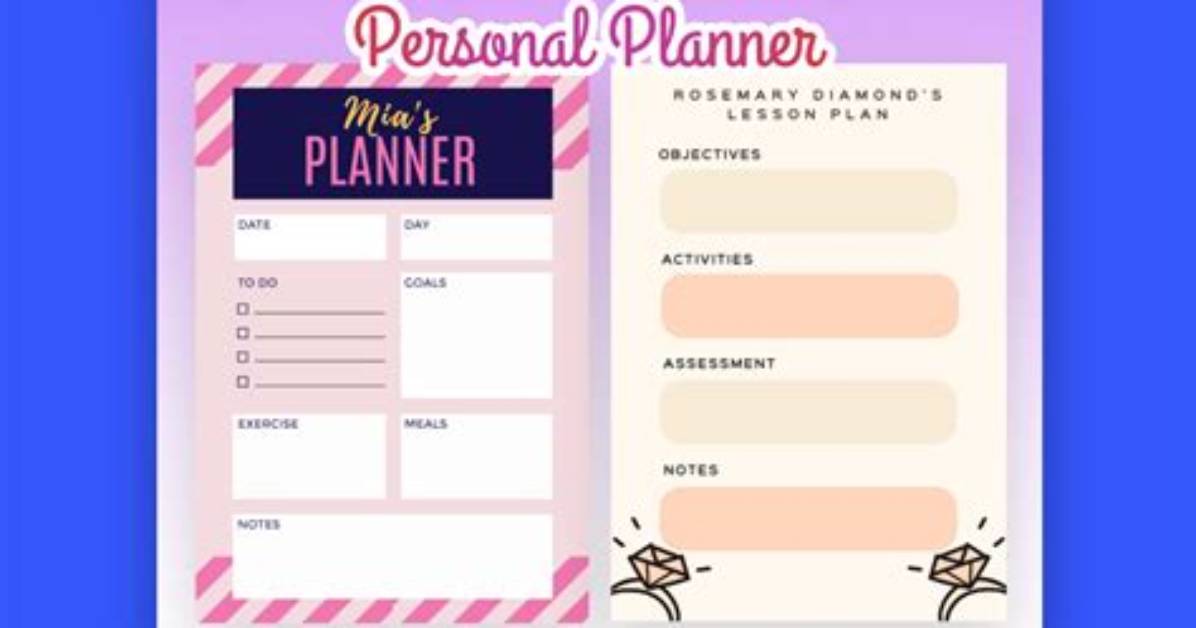 Create Your Own Planner Online