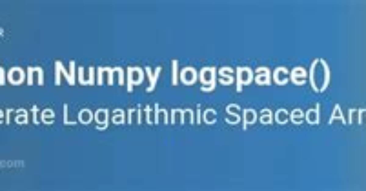 Creating a Logarithmic Spaced Array in Idl