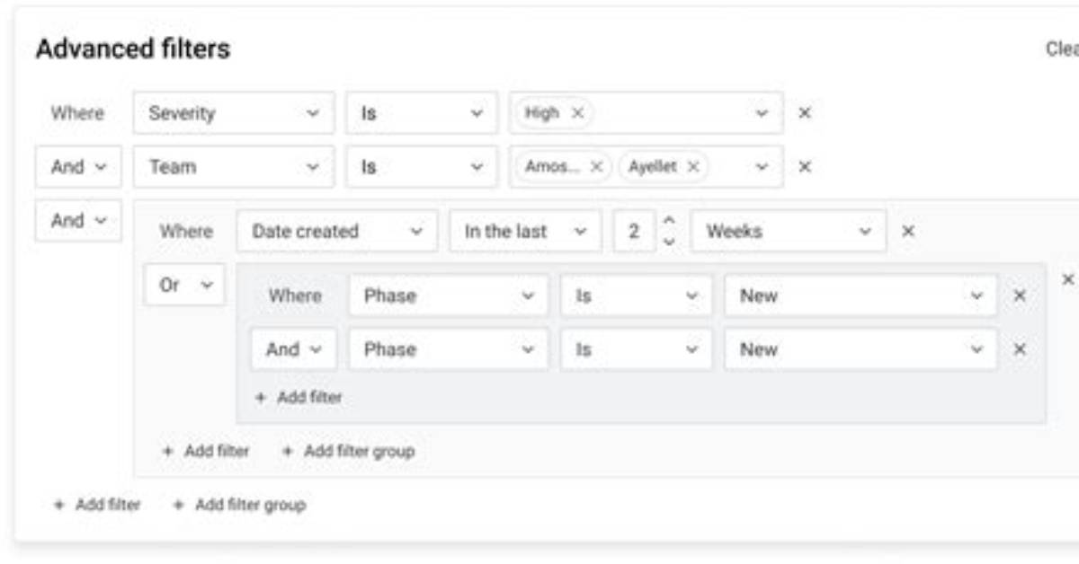Creating an Advanced Filter in Progressive Web Applications - Documentation for Ar System 21.3