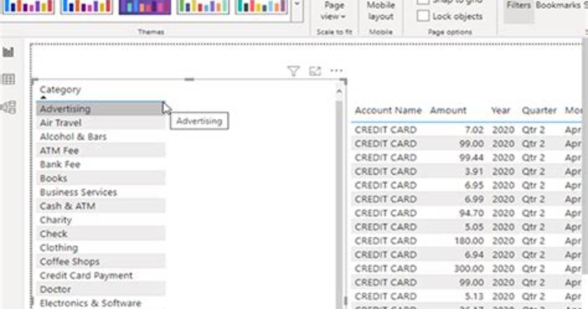 Creating & Using Linked Tables in Power Bi