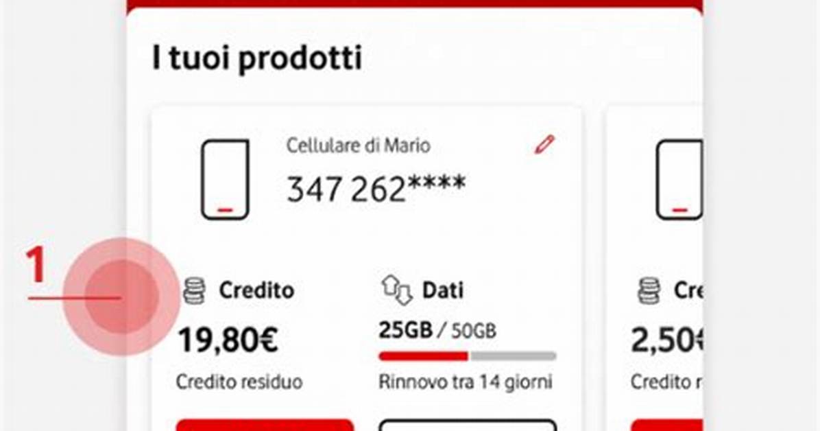 Credito Residuo Vodafone - How to Discuss