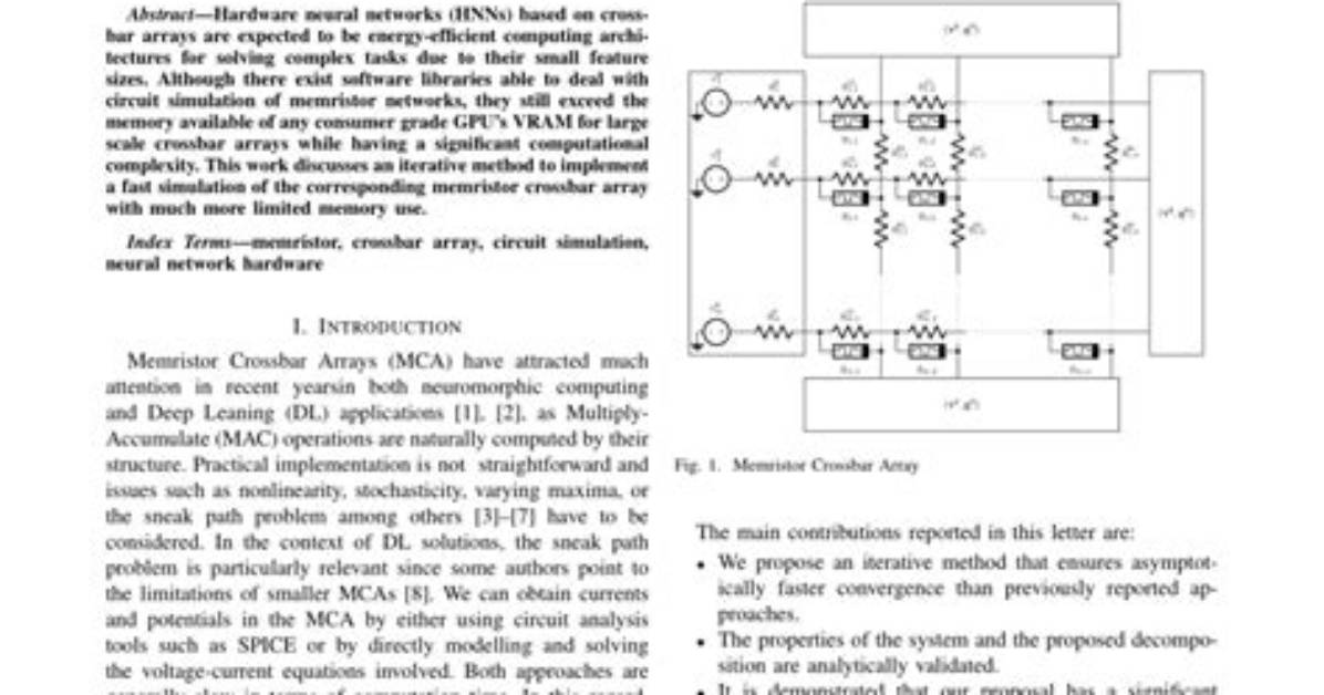 Crosssim Crossbar Simulation Software
