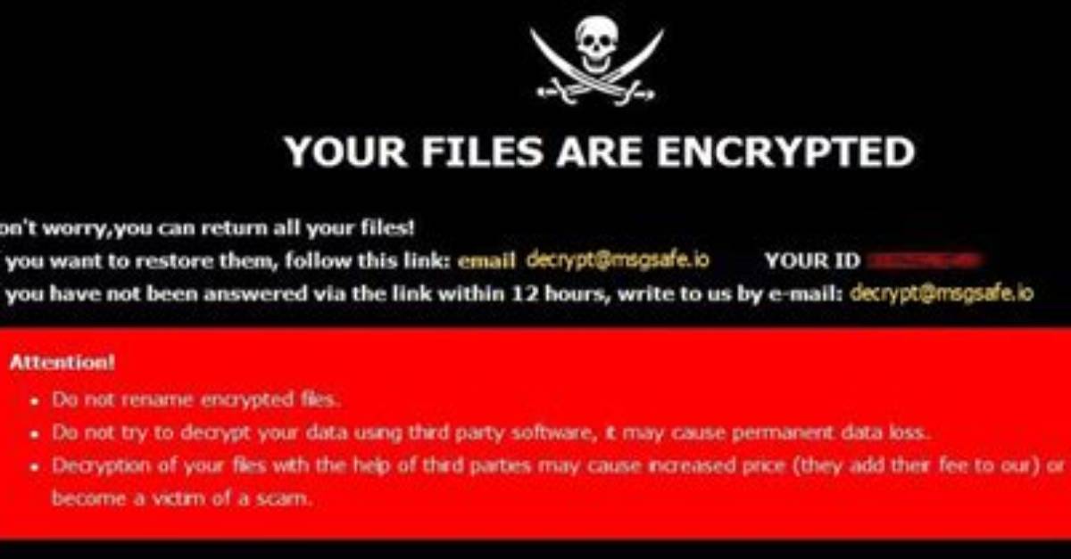 Crypt File ☣ Virus — How to Remove & Decrypt [Decrypt@Msgsafe. Io]. Crypt?