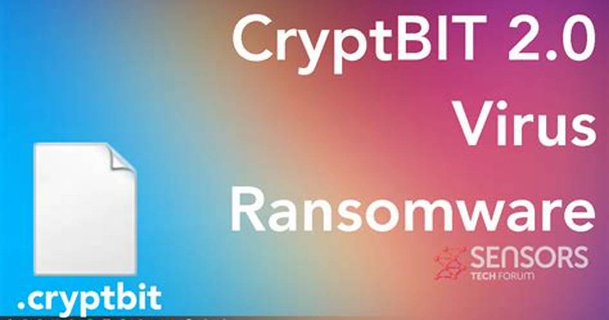 Cryptbit Virus (. Cryptbit Files) — How to Remove?