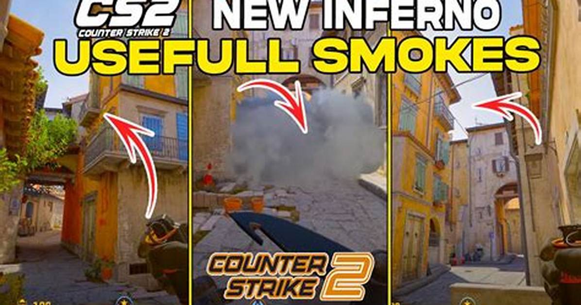 Cs2 Inferno Must-Know Smokes and Molotovs