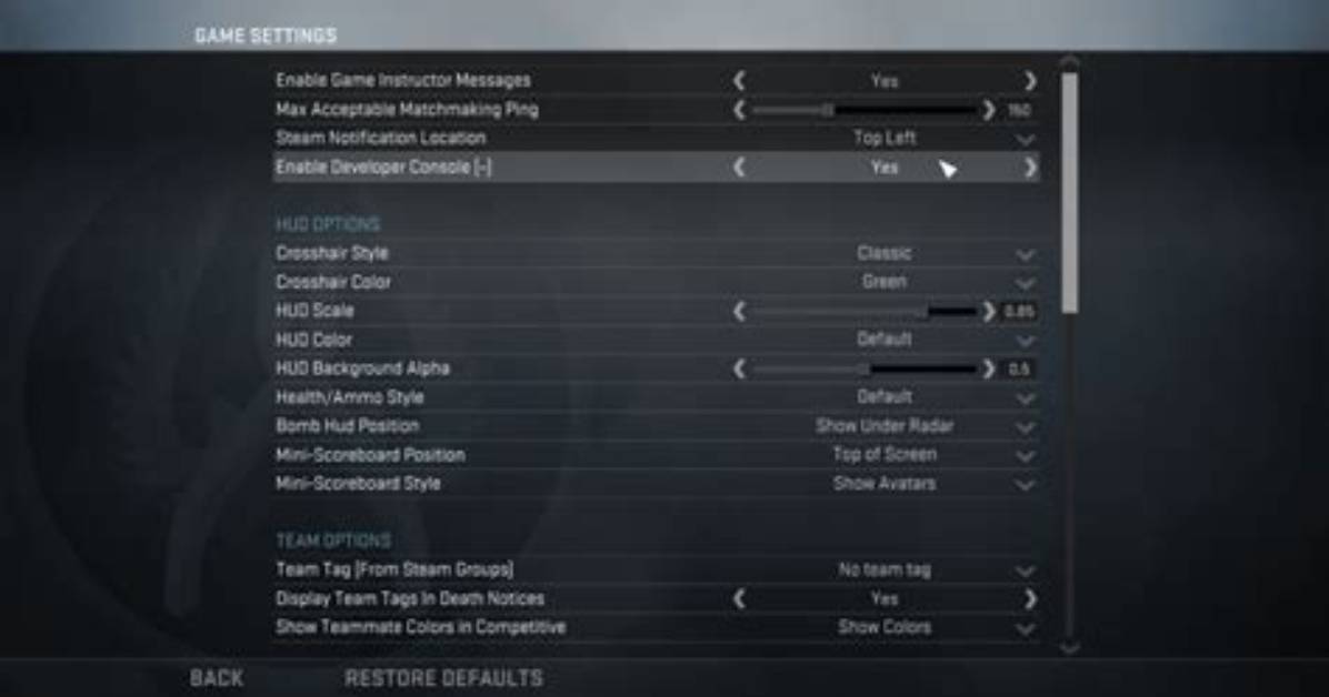 Csgo How to Open Console