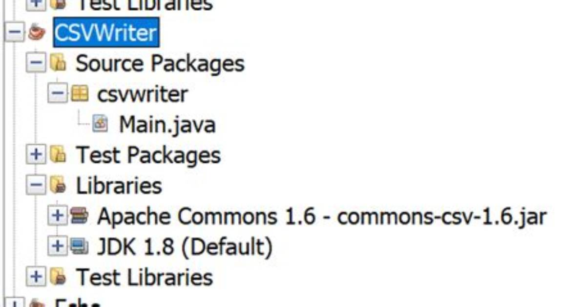 Csvprinter Java