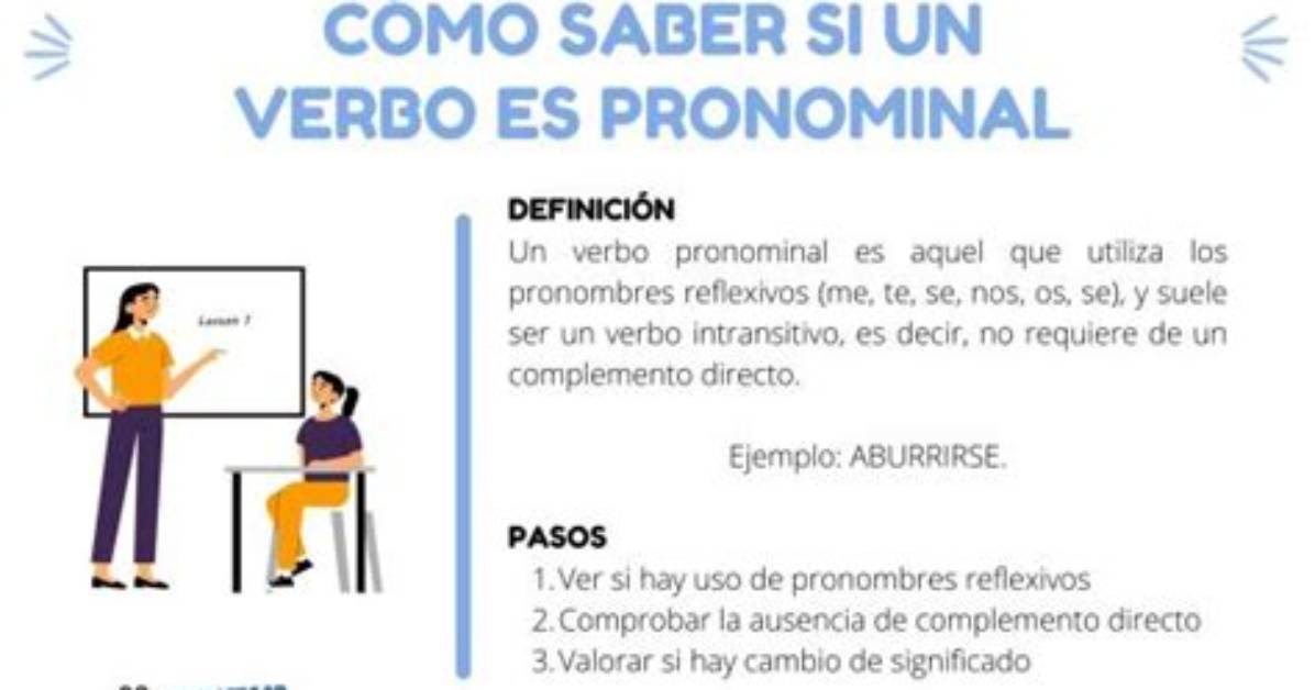 ¿Cuando Un Verbo Es Pronominal