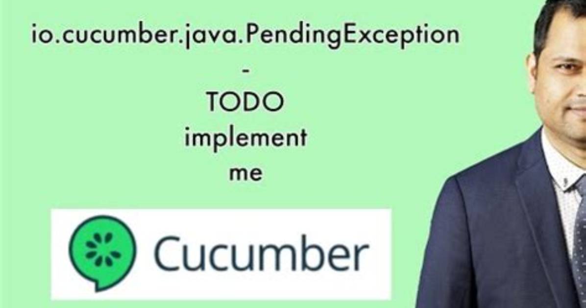Cucumber. Api. Pendingexception: Todo: Implement Me [Closed]