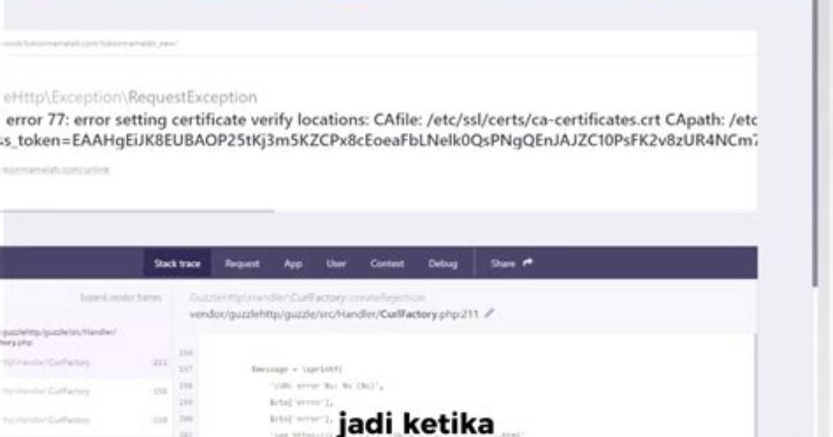 CURL Error 77: Error Setting Certificate Verify Locations